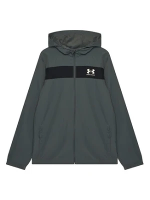 Under Armour Kurtka przejściowa UA SPORTSTYLE WINDBREAKER 1370183 Szary Regular Fit