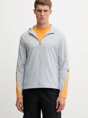 Under Armour kurtka sportowa Velociti Storm kolor szary przejściowa 6005900