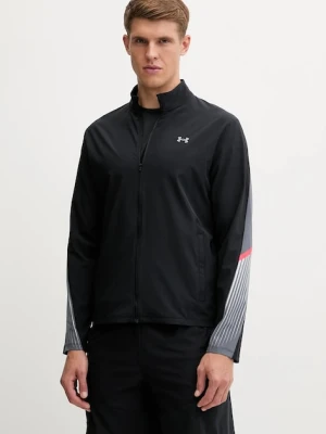 Under Armour kurtka treningowa Velociti Storm kolor czarny przejściowa 6005901