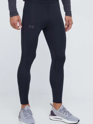 Under Armour legginsy do biegania Qualifier Elite kolor czarny gładkie 1379296