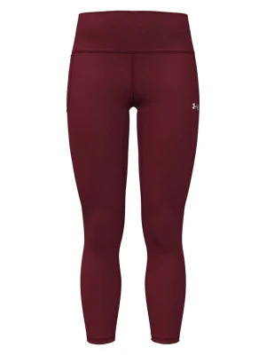 Under Armour Legginsy funkcyjne w kolorze bordowym rozmiar: L