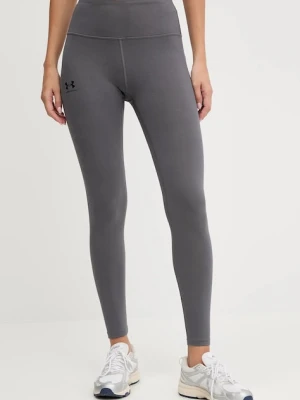 Under Armour legginsy Rival damskie kolor szary gładkie 1386482