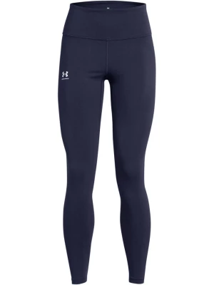 Under Armour Legginsy "Rival" w kolorze granatowym rozmiar: M