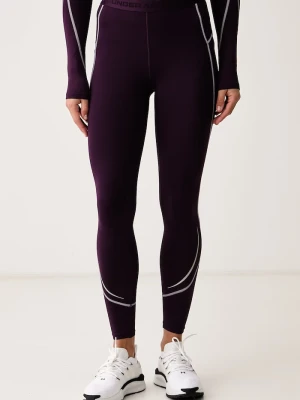 Under Armour legginsy sportowe damskie ColdGear fioletowy