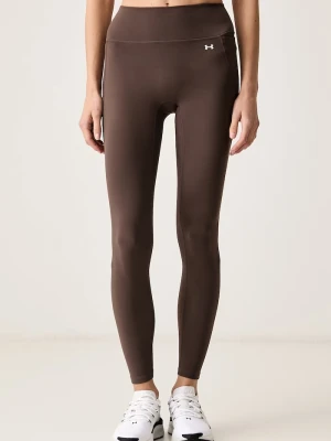 Under Armour legginsy sportowe damskie Motion brązowy