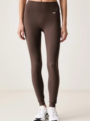 Under Armour legginsy sportowe damskie Motion brązowy