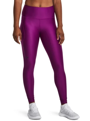 Under Armour Legginsy sportowe "HiRise" w kolorze fioletowym rozmiar: M
