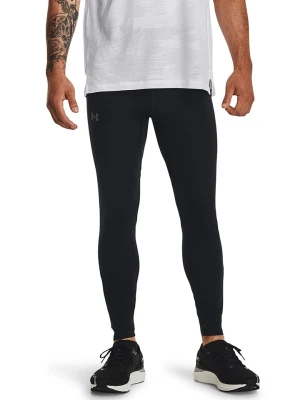 Under Armour Legginsy sportowe "Qualifier" w kolorze czarnym rozmiar: M