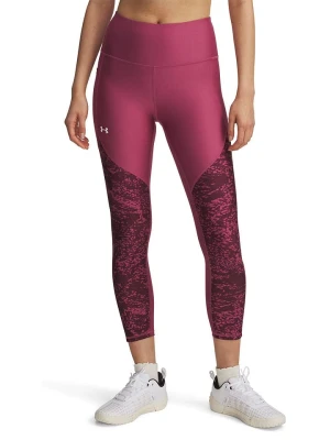 Under Armour Legginsy sportowe "Tech" w kolorze jagodowym rozmiar: L