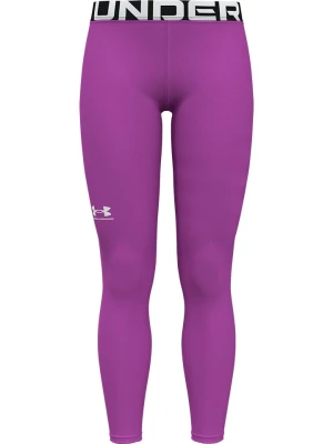 Under Armour Legginsy sportowe "UA HG Authentics" w kolorze fioletowym rozmiar: S