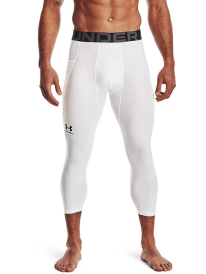 Under Armour Legginsy sportowe w kolorze białym rozmiar: M