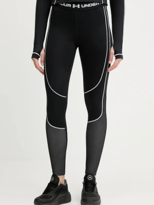 Under Armour legginsy treningowe ColdGear kolor czarny wzorzyste 6003997