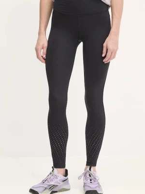 Under Armour legginsy treningowe damskie kolor czarny gładkie 1383368