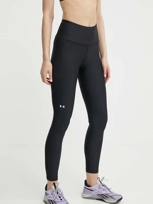 Under Armour legginsy treningowe HG Armour HiRise kolor czarny gładkie 1365336