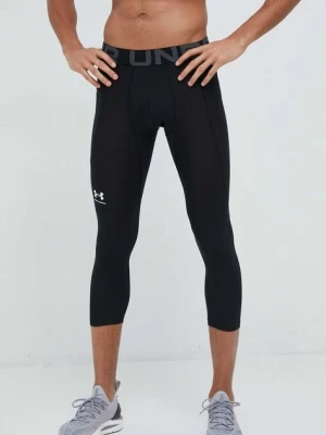 Under Armour legginsy treningowe kolor czarny gładkie 1361588