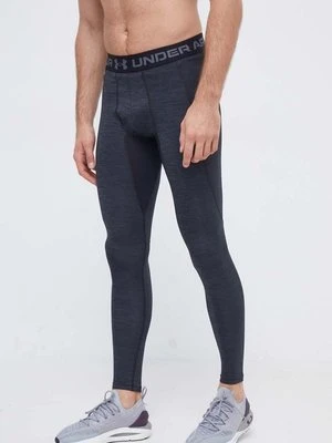 Under Armour legginsy treningowe kolor szary melanżowe