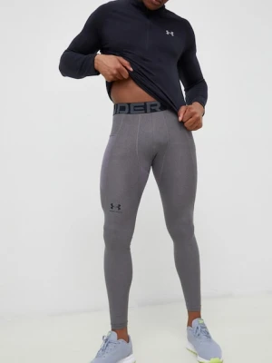 Under Armour legginsy treningowe męskie kolor szary gładkie 1361586