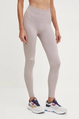 Under Armour legginsy treningowe Train kolor różowy gładkie