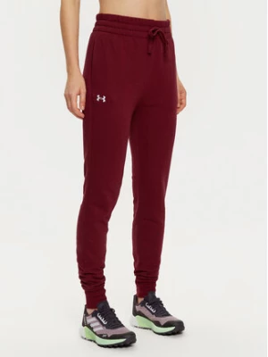 Under Armour Legginsy UA Tech™ 1386408 Bordowy Slim Fit