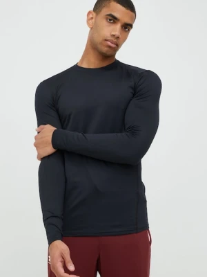 Under Armour longsleeve funkcyjny Tactical kolor czarny gładki