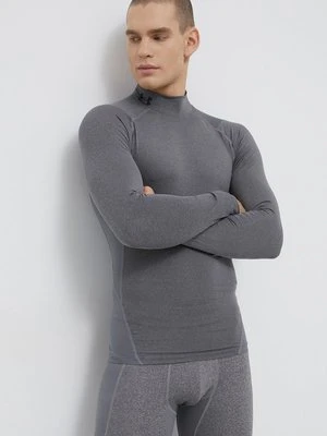 Under Armour longsleeve męski kolor szary gładki 1369606