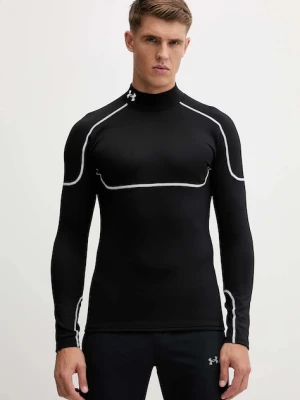 Under Armour longsleeve treningowy Cold Weather Grid kolor czarny gładki 6007127