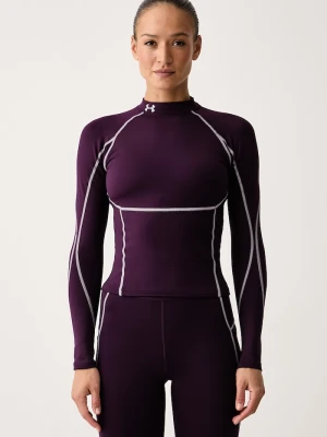 Under Armour longsleeve treningowy damski ColdGear fioletowy