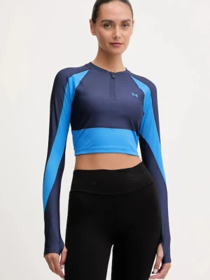 Under Armour longsleeve treningowy kolor granatowy 6003981