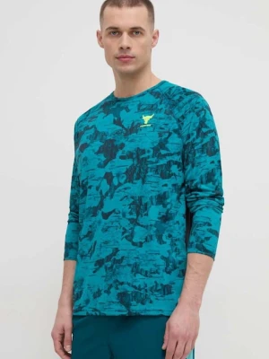 Under Armour longsleeve treningowy Project Rock niebieski