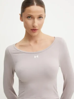 Under Armour longsleeve treningowy Train Seamless kolor fioletowy 1379150