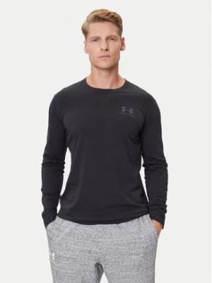 Under Armour Longsleeve Ua Sportstyle Left Chest 1329585 Czarny Loose Fit
