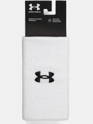 Under Armour opaska na nadgarstek 2-pack kolor biały UAR-1218006100