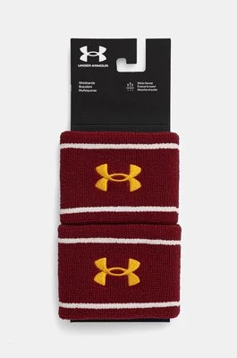 Under Armour opaski na nadgarstek 2-pack kolor bordowy 1373119