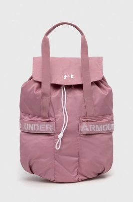 Under Armour plecak damski kolor różowy mały gładki 1369211