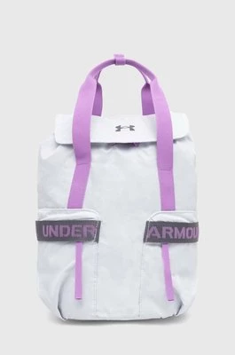 Under Armour plecak damski kolor szary mały gładki 1369211