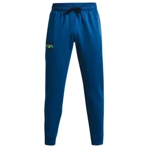 Under Armour Rival Fleece Signature Joggers 1366366-432, Męskie, Niebieskie, spodnie, bawełna, rozmiar: L