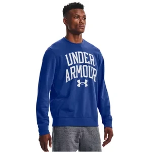 Under Armour Rival Terry Crew 1361561-432, Męskie, Niebieskie, bluzy, bawełna, rozmiar: M
