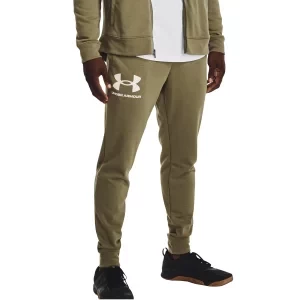 Under Armour Rival Terry Joggers 1361642-361, Męskie, Zielone, spodnie, bawełna, rozmiar: M