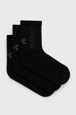 Under Armour skarpetki 3-pack kolor czarny 1373084