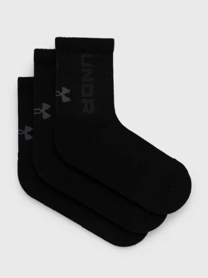 Under Armour skarpetki 3-pack kolor czarny 1373084