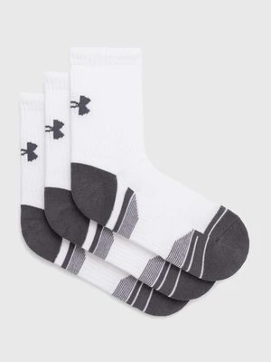 Under Armour skarpetki 3-pack męskie kolor biały 1379530