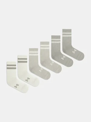 Under Armour skarpetki 6-pack kolor beżowy 1387058