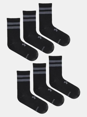 Under Armour skarpetki 6-pack kolor czarny 1387058