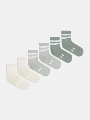 Under Armour skarpetki 6-pack kolor zielony 1387058