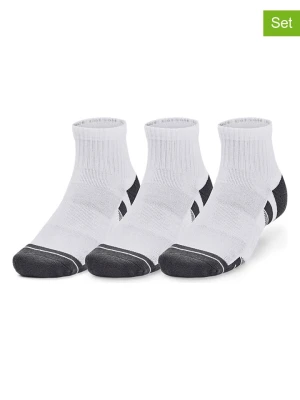 Under Armour Skarpety (3 pary) "Performance" w kolorze czarno-białym rozmiar: L