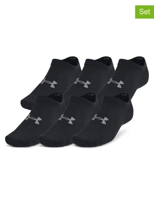 Under Armour Skarpety sportowe (6 par) "Essential No Show" w kolorze czarnym rozmiar: L