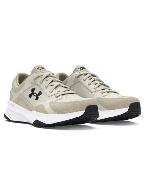 Under Armour Skórzane buty sportowe "Edge LTHR" w kolorze beżowym rozmiar: 44,5