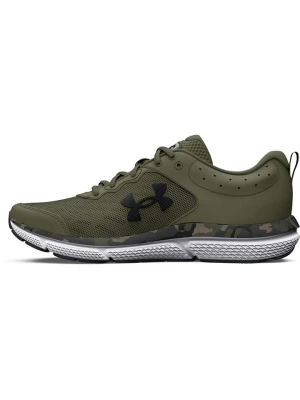 Under Armour Skórzane buty w kolorze khaki do biegania rozmiar: 41