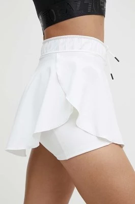 Under Armour spódnica sportowa Essential kolor biały mini rozkloszowana