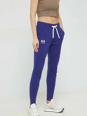 Under Armour spodnie damskie kolor niebieski melanżowe 1356416-035